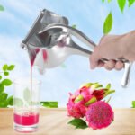 orange hand juicer press